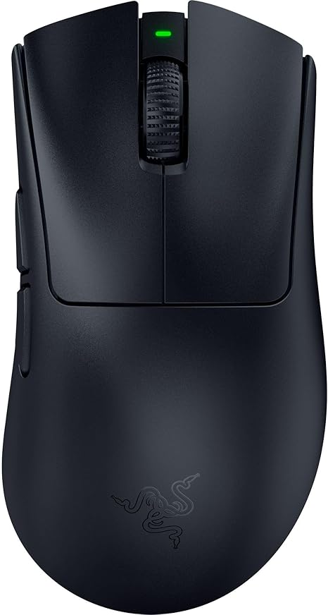 Razer DeathAdder V4 Pro Gaming Mouse, Wireless, 2.0 oz (56 g), Ultra Lightweight, High Accuracy, 2nd Generation Focus Pro 45K Optical Sensor, Ultra Low Latency 2nd Generation, HyperSpeed Wireless