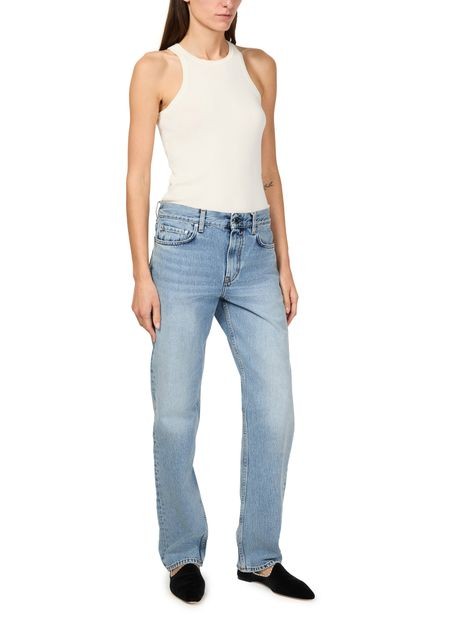 TOTEME Low waist straight jeans - Image 2