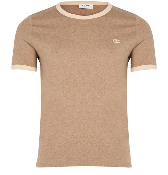 CELINE 70's Triomphe t-shirt in cotton jersey - Image 2