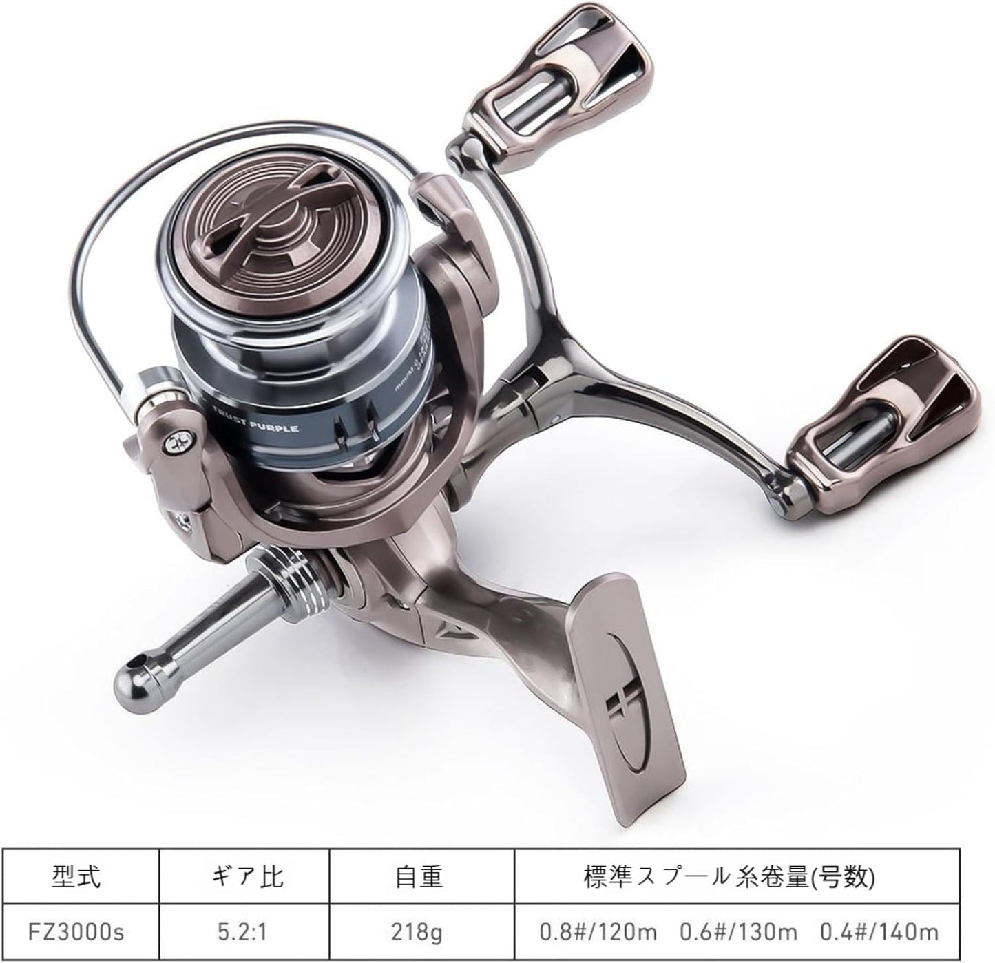 Spinning Reel, No. 2500, No. 3000, Ultra Lightweight, Smooth, 5.2:1 Gear Ratio, Eging, Fishing Reel, Max Drag, Freshwater Saltwater Fishing, Comfortable Wound Up for Left or Right Hand, Ambidextrous