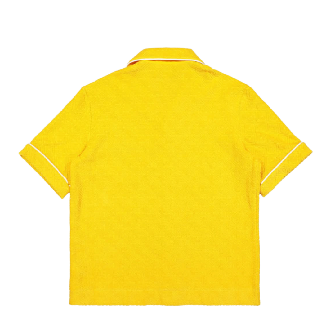 CASABLANCA 'YELLOW' TERRY CUBAN SHIRT
