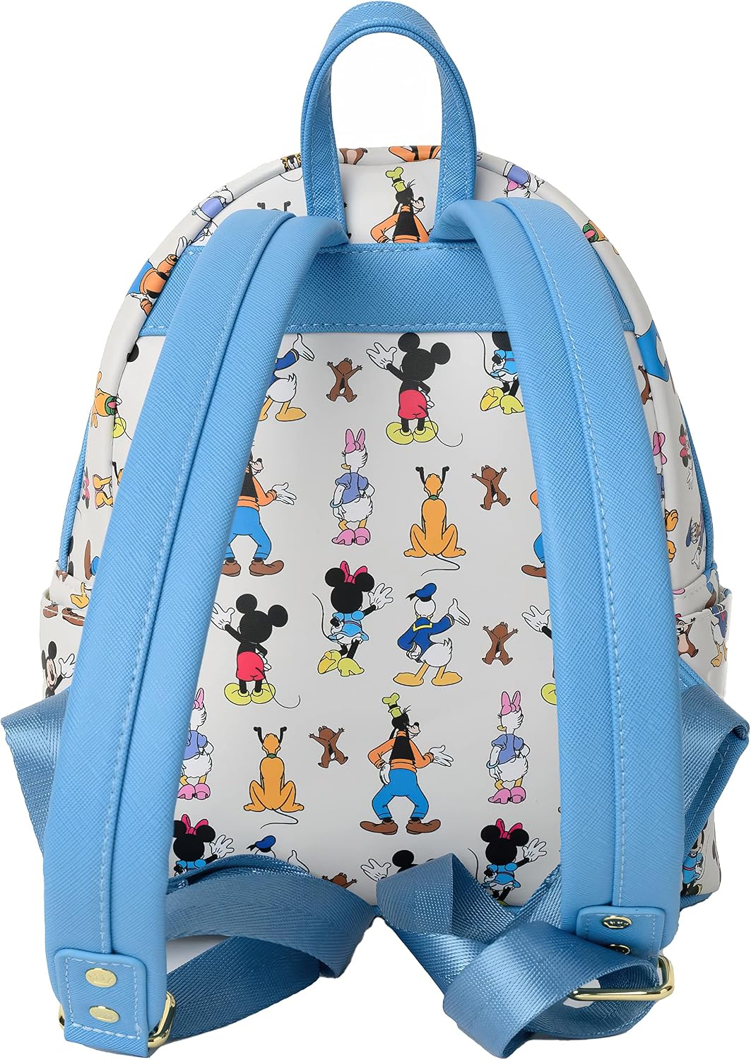 Loungefly Disney - Mochila para mujer, diseño de Mickey Minnie Mouse hacia adelante y hacia atrás