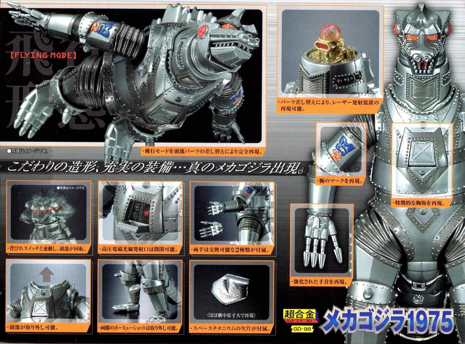 Chogokin Mecha Godzilla 1975 GD-98