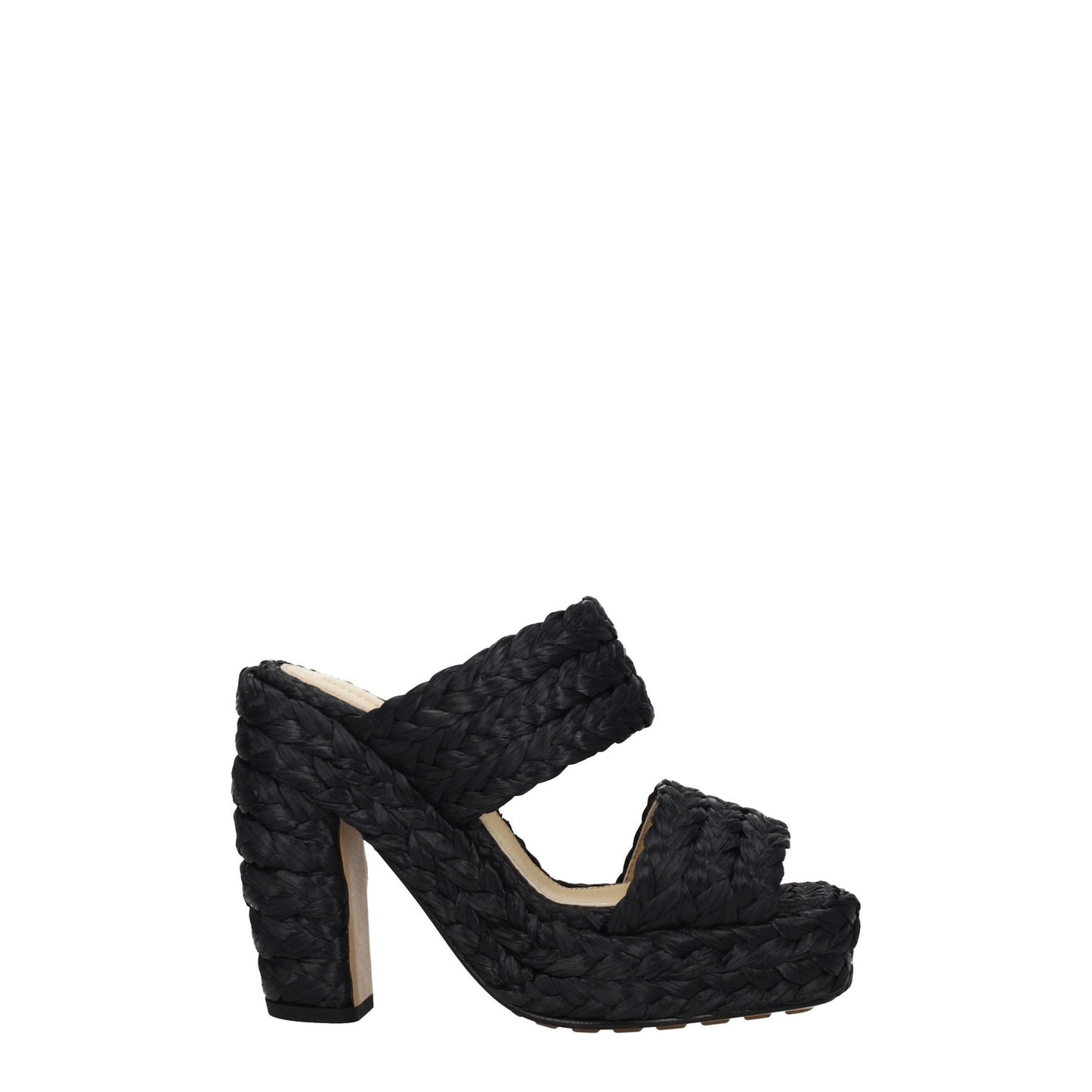 Bottega Veneta ボッテガベネタサンダル女性ラフィアブラック - Image 2