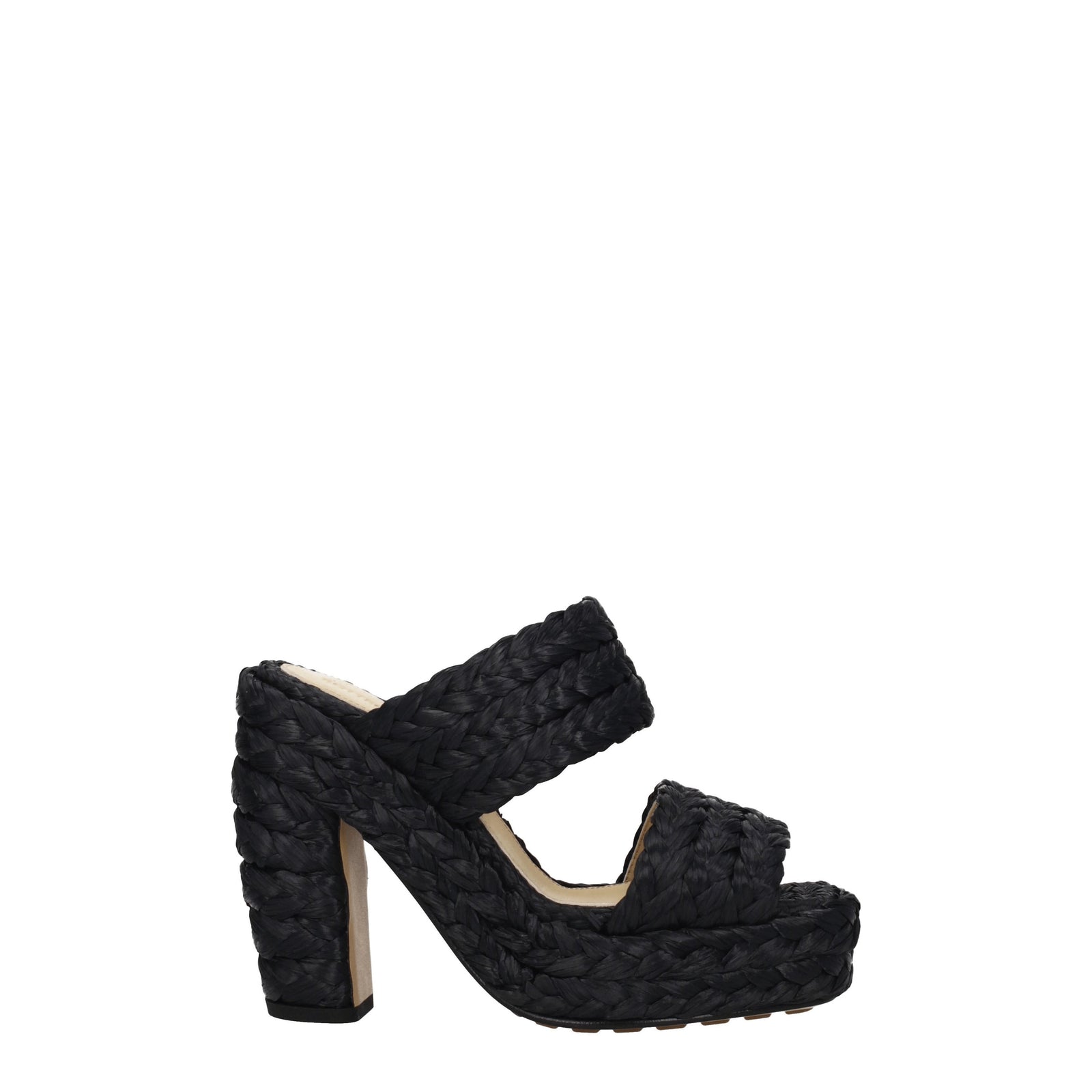 Bottega Veneta ボッテガベネタサンダル女性ラフィアブラック - Image 2
