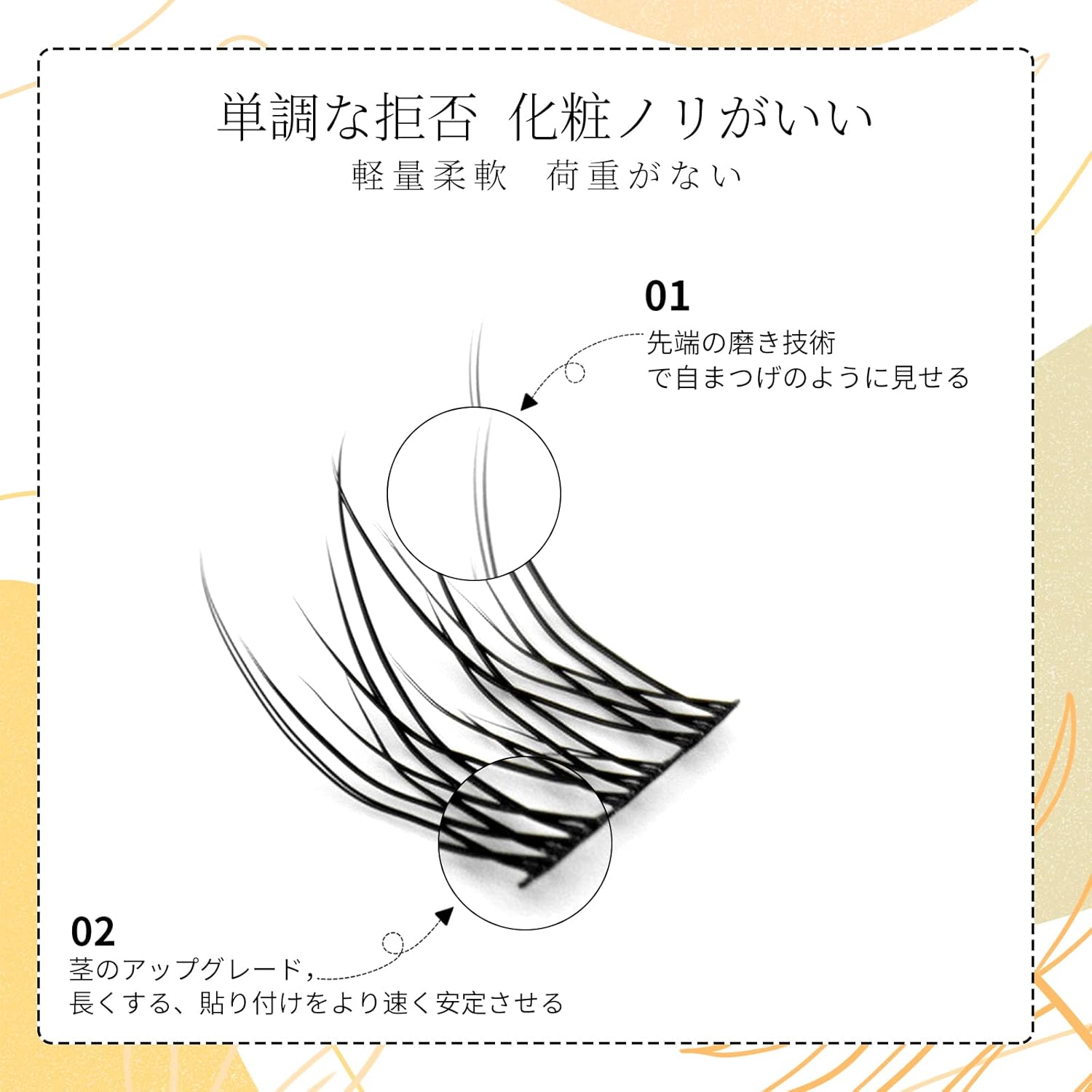 LASHIDOL Partial False Eyelashes, Partial False Eyelashes, Matsueku, Self, Natural, Popular, DIY, Reusable, Eye Shape, Handmade, High Quality Fiber, Natural (NO.09 Daily)