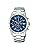 Seiko Selection Men's Quartz Chronograph Watch, silver/blue
