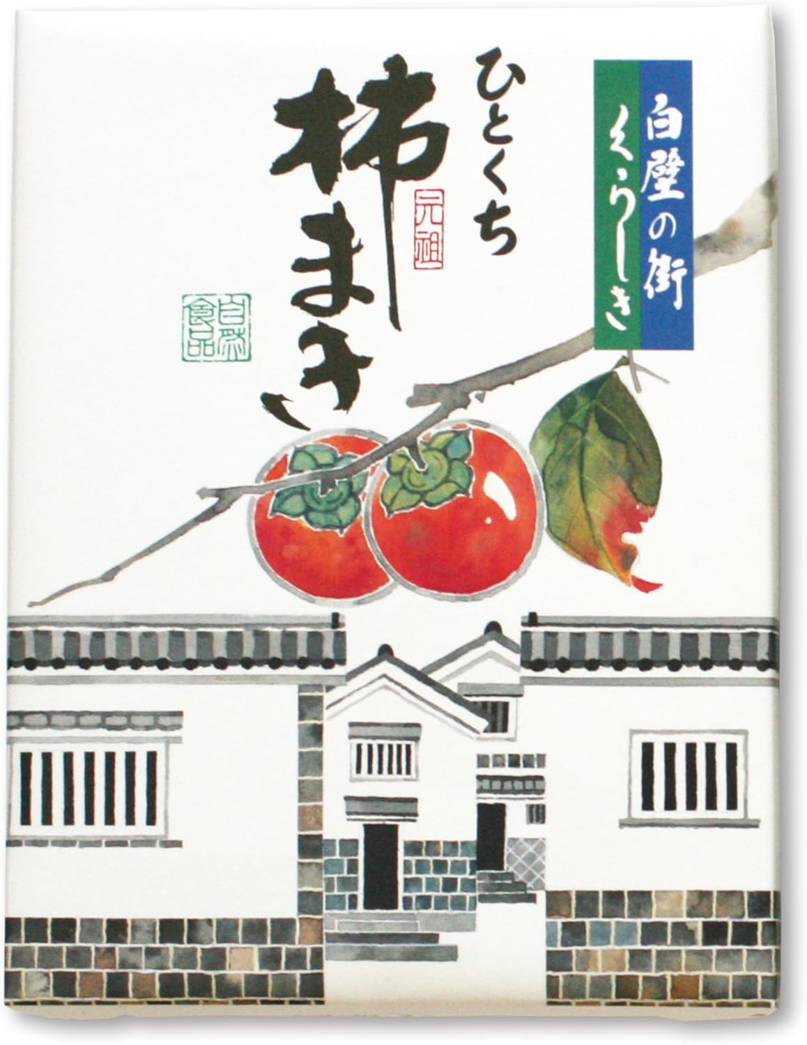 Kokuwa Sangyo Kakimaki 18-Piece Dried Persimmon Kaki Domestically Made Confectionery Kurashiki Souvenir