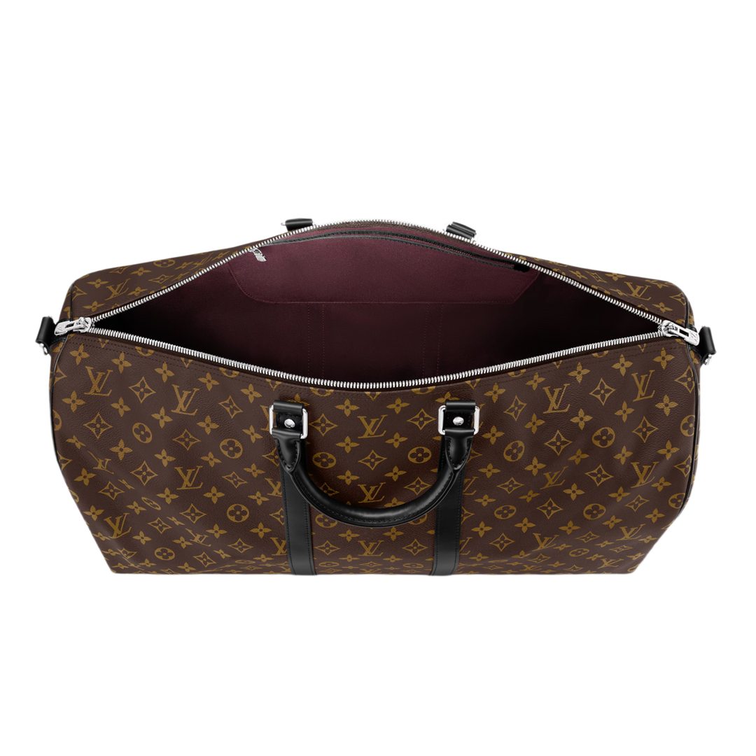LOUIS VUITTON 'BROWN MONOGRAM' KEEPALL BANDOULIÈRE 55