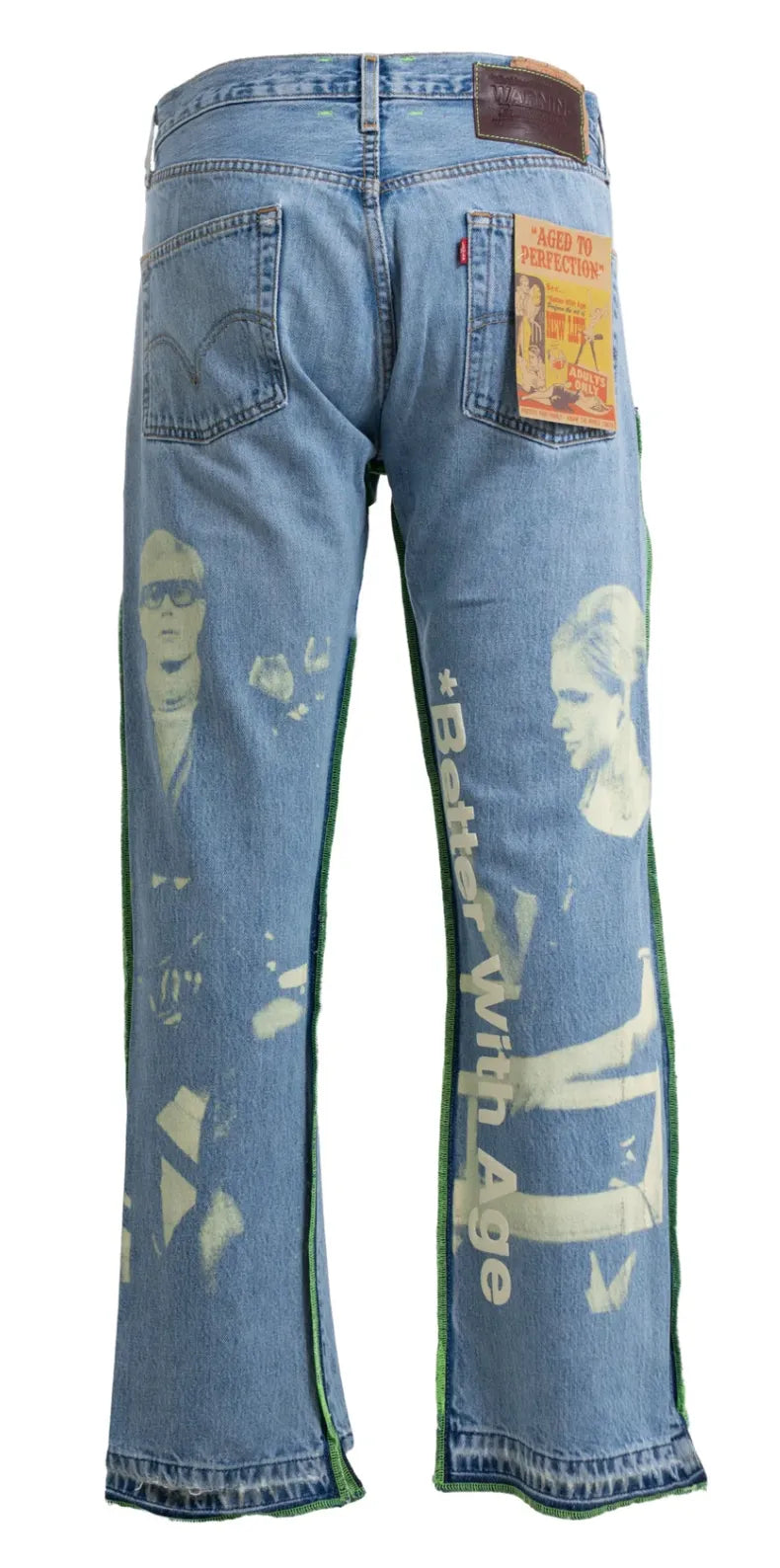 *BETTER WITH AGE 'DERBY' PLEATED JEANS