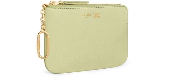 CELINE Coin purse Triomphe stamp in supple grained calfskin - Image 2
