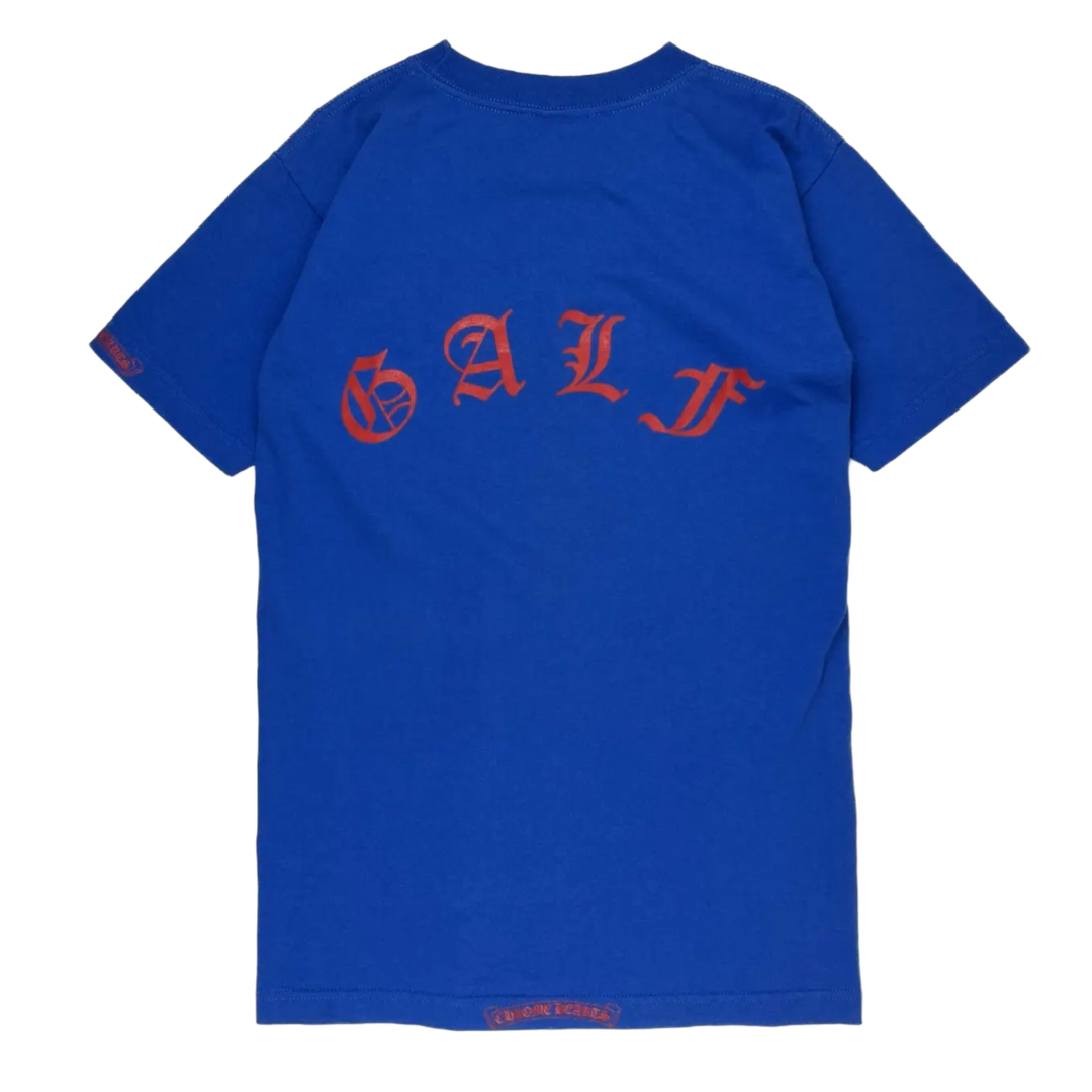 CHROME HEARTS X GALF INTELLECTUAL GALLERY 'BLUE' VINTAGE POCKET TEE