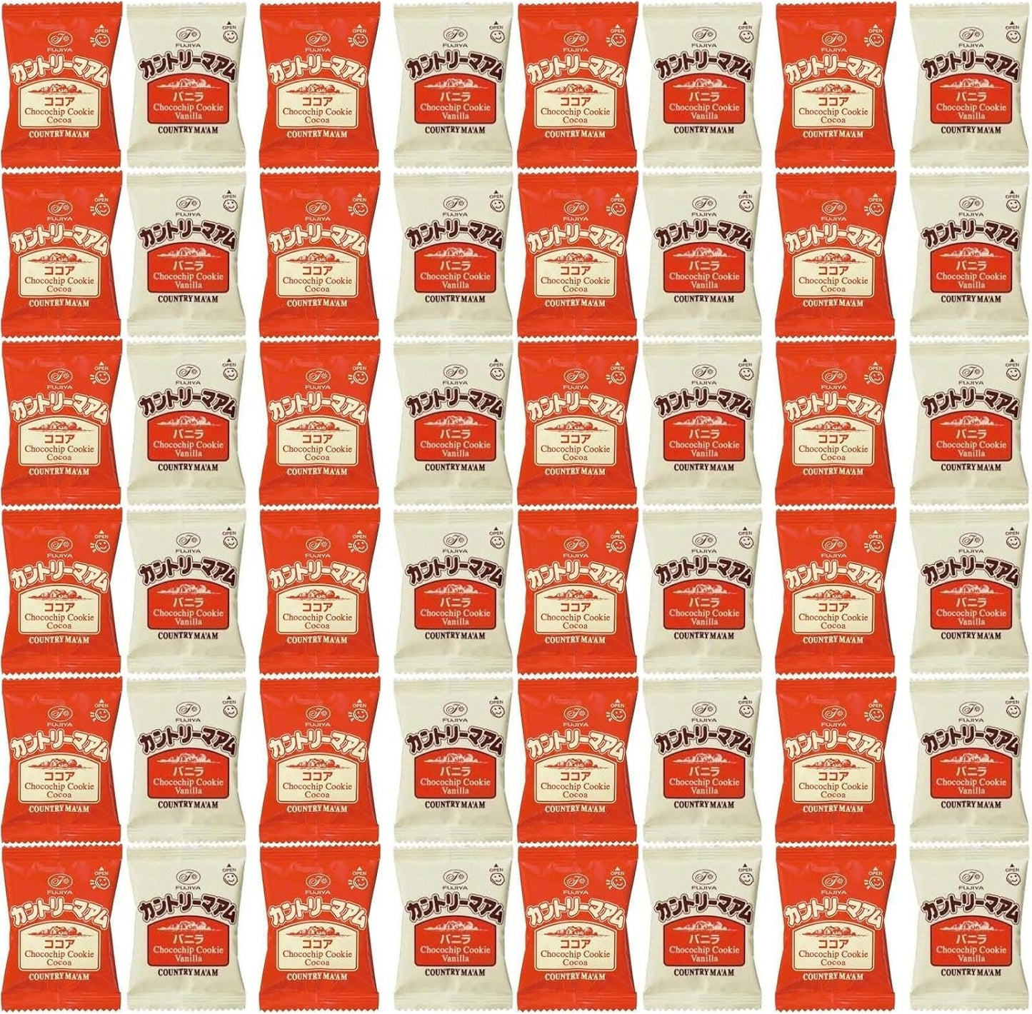Country Maam Commercial Use, 2.2 lbs (1 kg) (108 Bags), Vanilla & Cocoa 2 Types, Large Capacity Share Pack