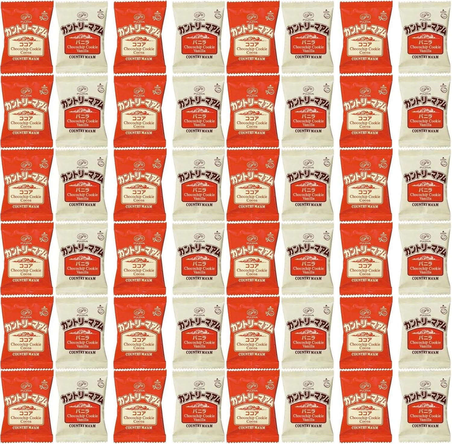 Country Maam Commercial Use, 2.2 lbs (1 kg) (108 Bags), Vanilla & Cocoa 2 Types, Large Capacity Share Pack