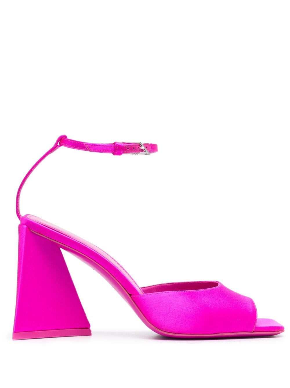 The Attico Piper Satin Heel Sandals - Image 2