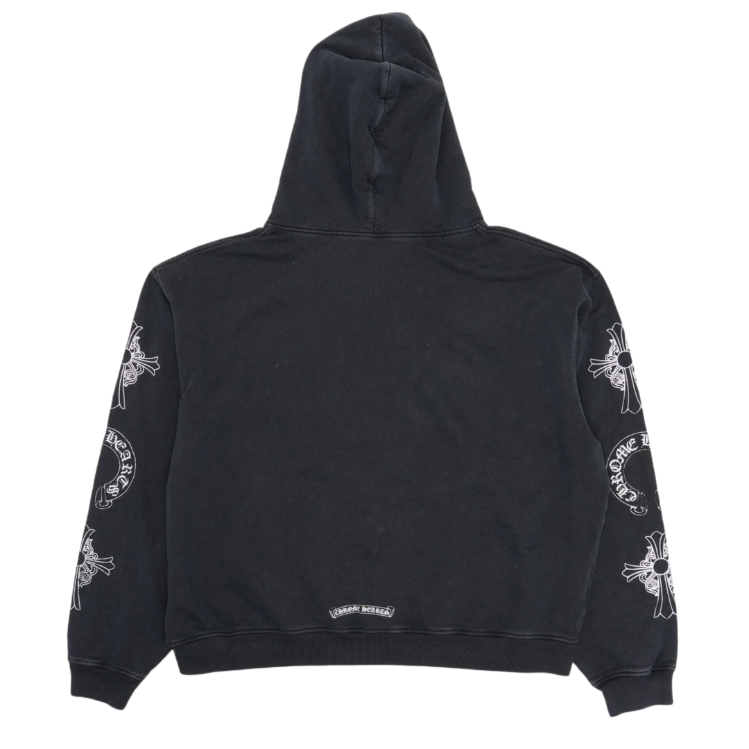 CHROME HEARTS 'SOAP & WATER' BLACK HOODIE
