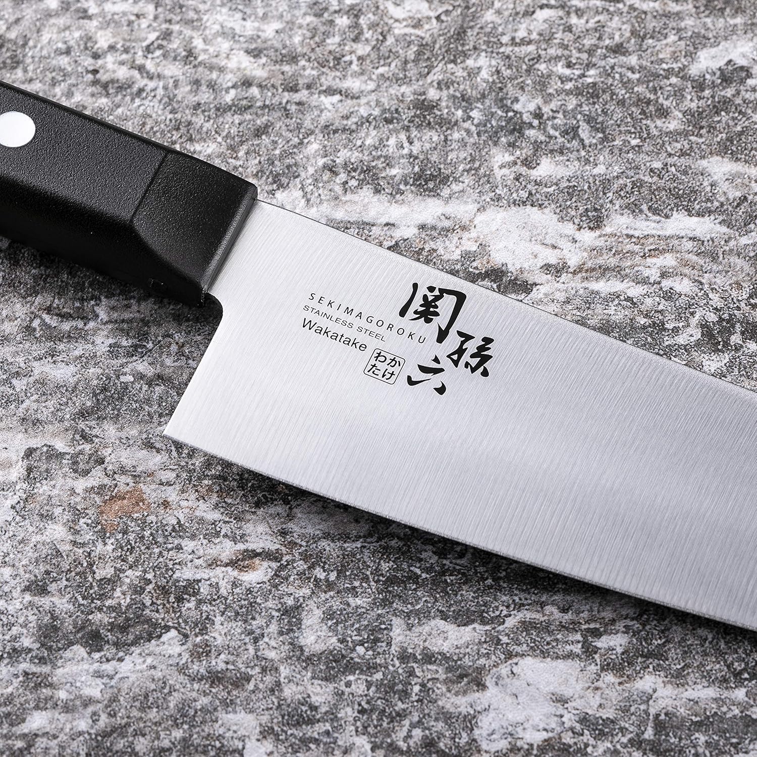Kai Corporation KAI Sonroku Wakatake AB5420 Santoku Knife, 6.5 Inches (165 mm), Stainless Steel, Made in Japan, Dishwasher Safe