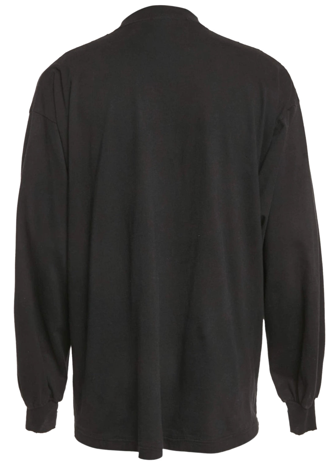 BALENCIAGA '.COM' BLACK LONG SLEEVE TEE
