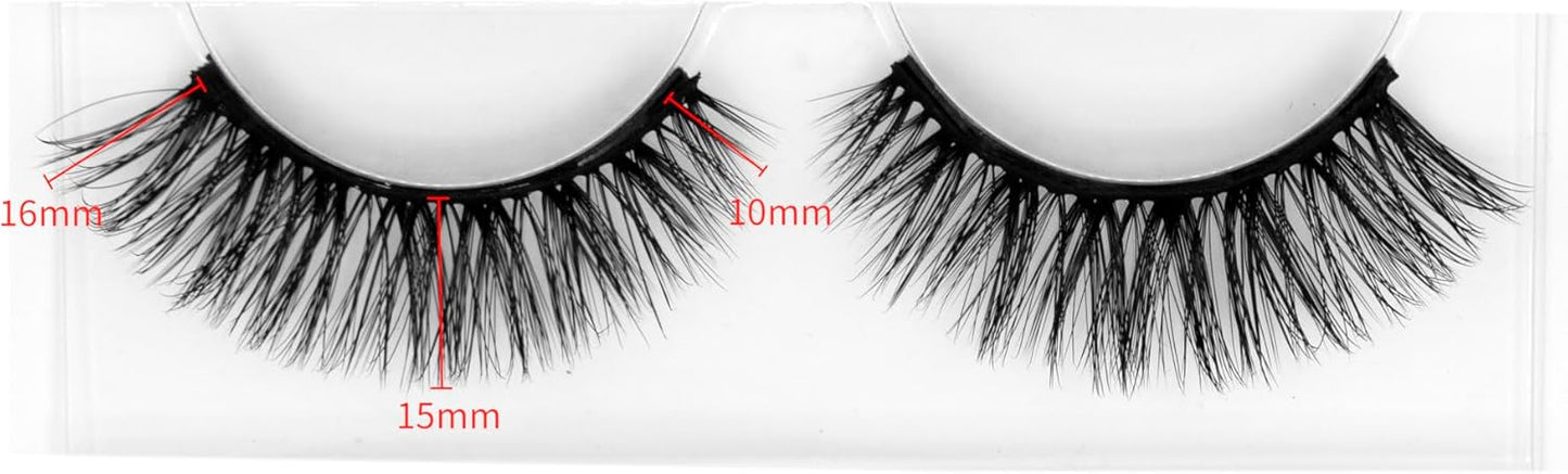 DIANA False Eyelashes, Magnetic Eyelashes *Magnetic eyeliner sold separately. Reusable. (VB volume type) Hula dance, Flamenco, Belly dance, Ballet, etc