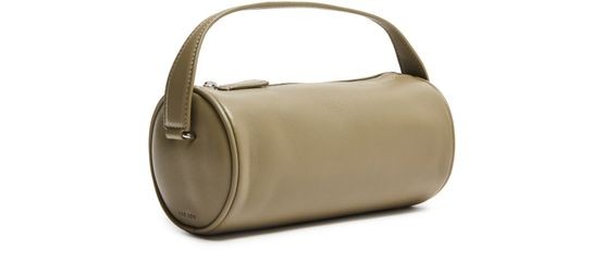 Round 90'S handbag in leather - Image 2
