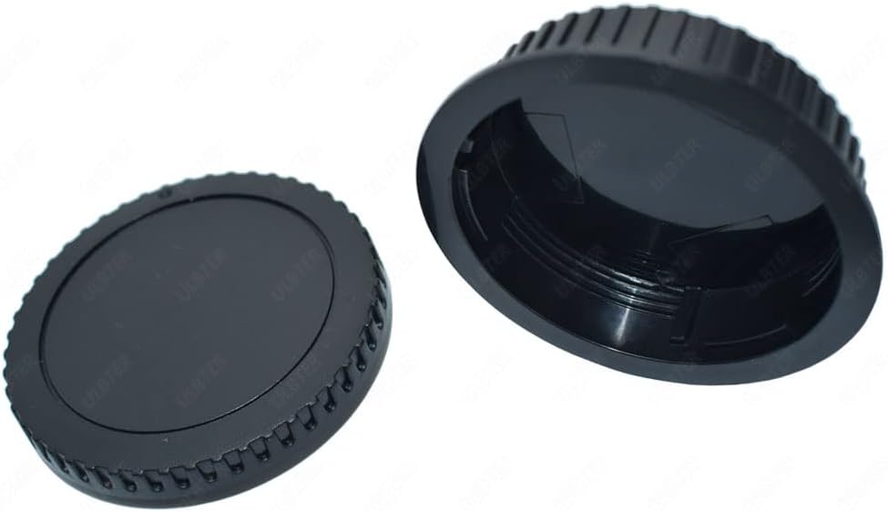 Front Body Cap and Rear Lens Cap Cover for Canon EOS EF/EF-S Lens Rebel T7 T6 T5 T8i T7i T6i SL3 SL2 T6S 5D Mark IV/III/II 6D Mark II/I, EOS 90D/80D 77D 70D 7D Mark II 1D X Mark II