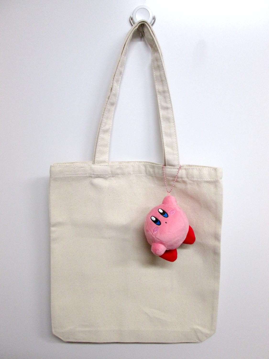 Kirby's Dream Land Kirby MC Plush Toy With Ball Chain Mascot, Height: 4.0 inches (10 cm)