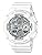 Casio GMA-S140VA-7AJF Women's Wristwatch, Made with Biomass Plastic, White, white