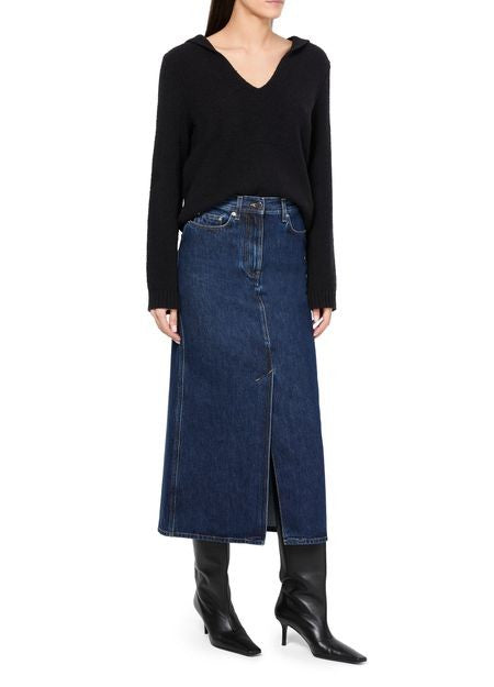 LOULOU STUDIO Bahia v-neck cotton sweater - Image 2