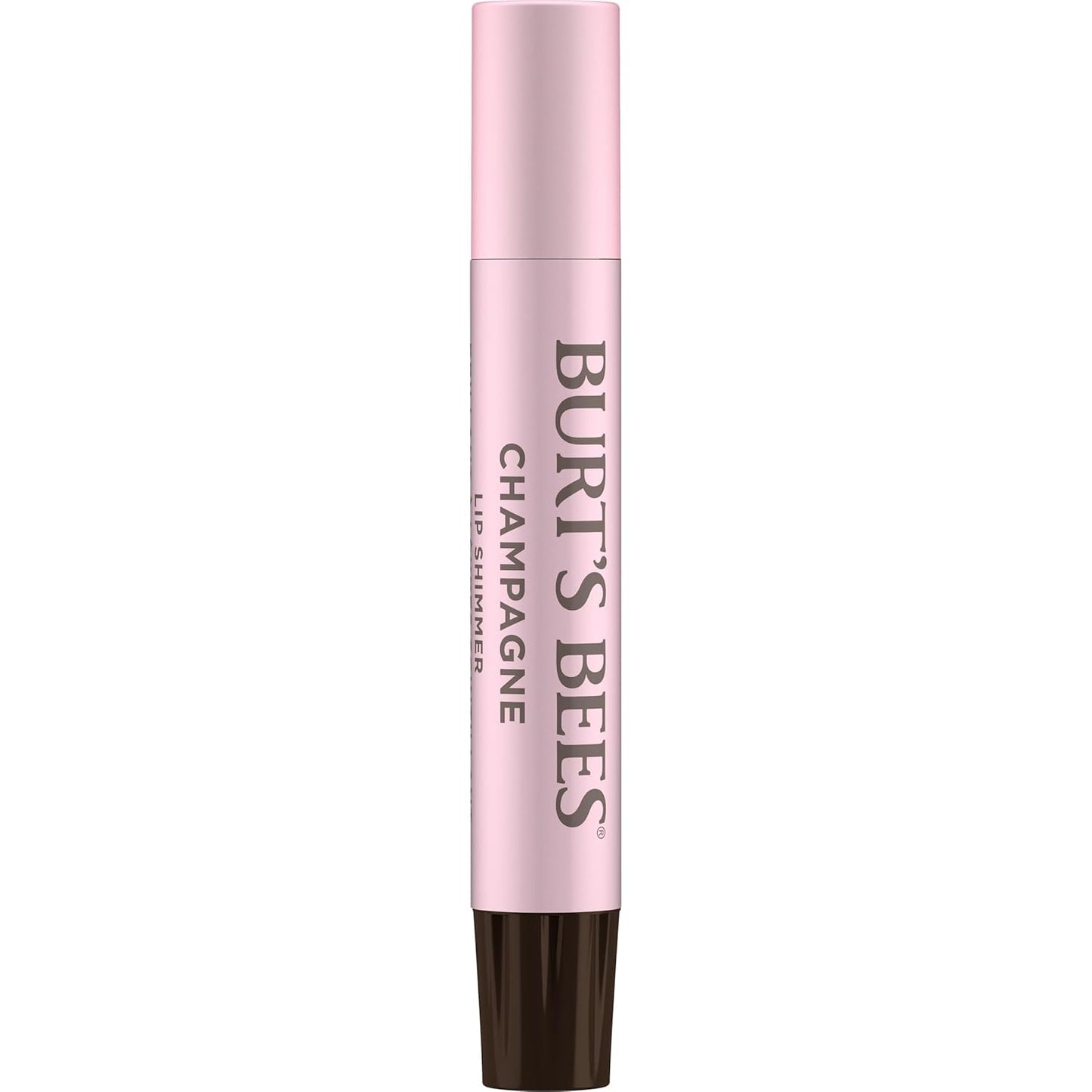 Burt's Bees Shimmer - Juego de tinte labial tintado, hidratante para hidratación durante todo el día con acabado pigmentado brillante y color construible, champán (paquete de 4)