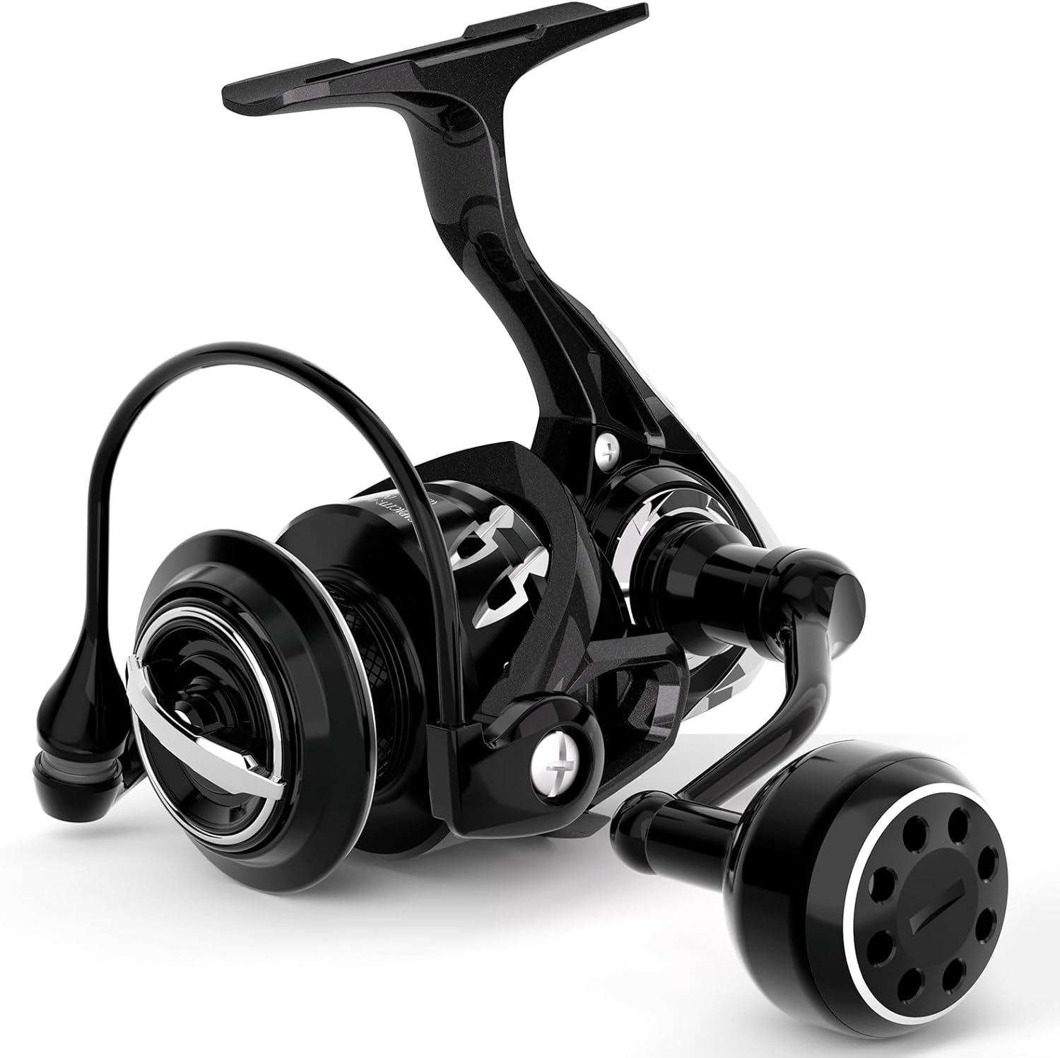 Ashconfish AK スピニングリール 2500 3000超強力メタルボディ 25ポンド以上のドラグ アンチリバースベアリング 8+1 ダブルシールドステンレススチールBBデザイン 海水&淡水釣り用