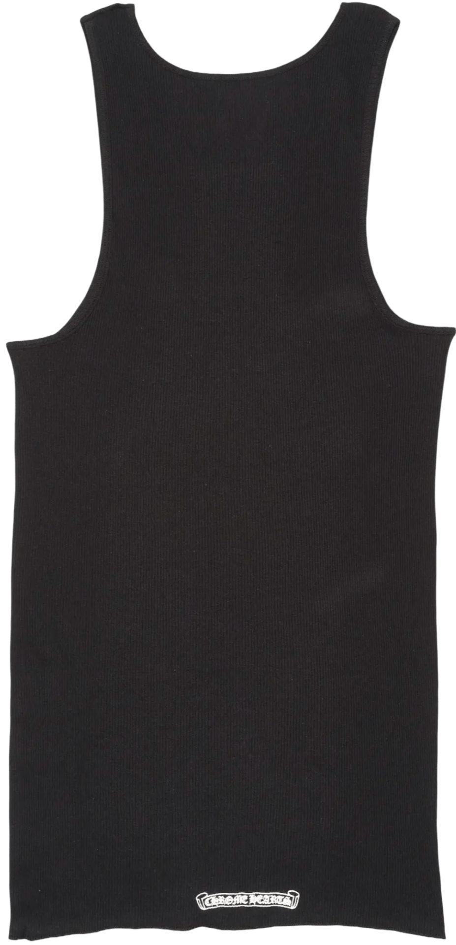 CHROME HEARTS 'HAIRY CROSS' BLACK TANK