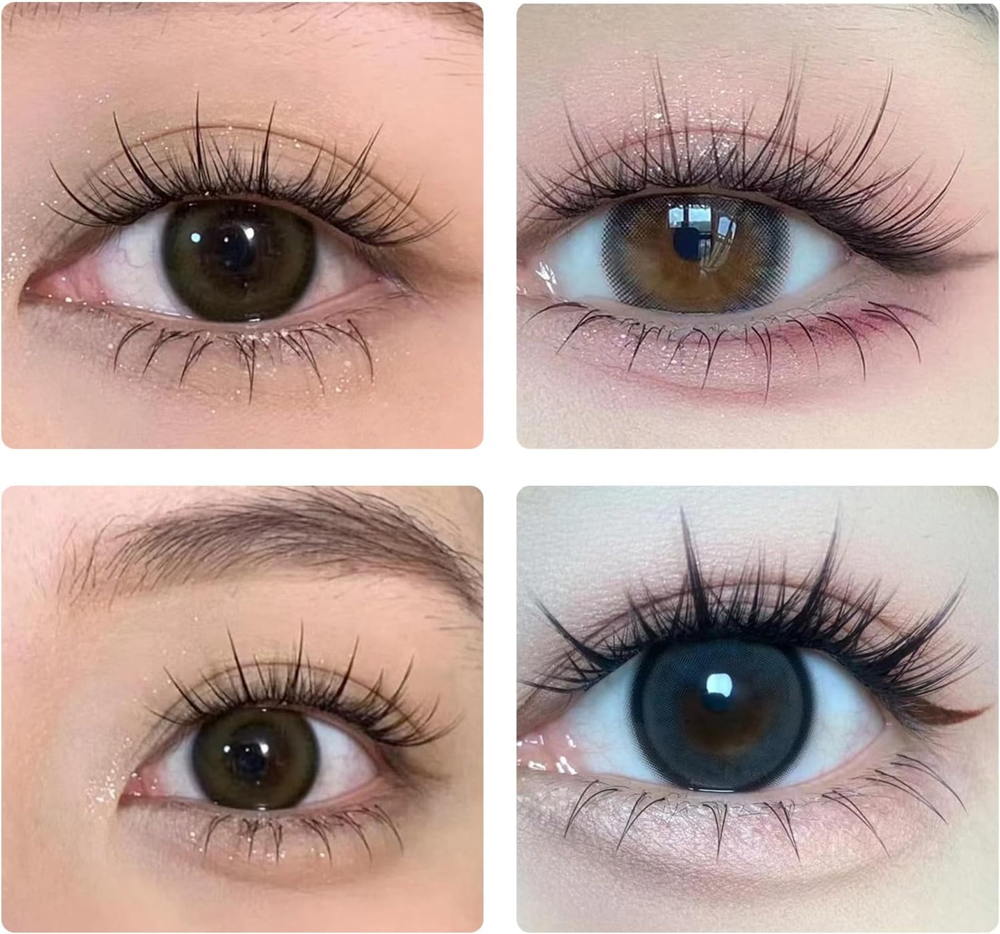 Doyime Partial False Eyelashes, Natural Ultra Thin Lower Eyelashes, Popular, DIY False Eyelashes, Lifestyle Makeup, For Beginners, Everyday Use, Lower False Eyelashes, 0.2 - 0.3 inches (5 - 6 - 7 mm),