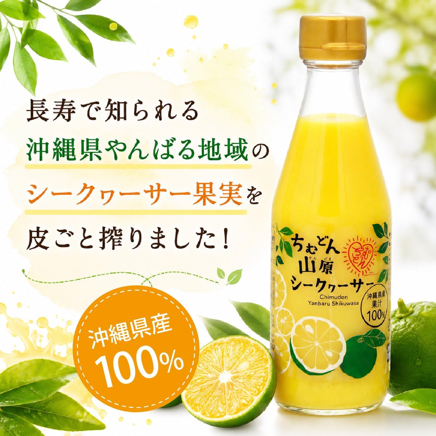 Ryukyu Front Chimudon Yamahara Seaquacer, 10.1 fl oz (300 ml) x 4 Bottles