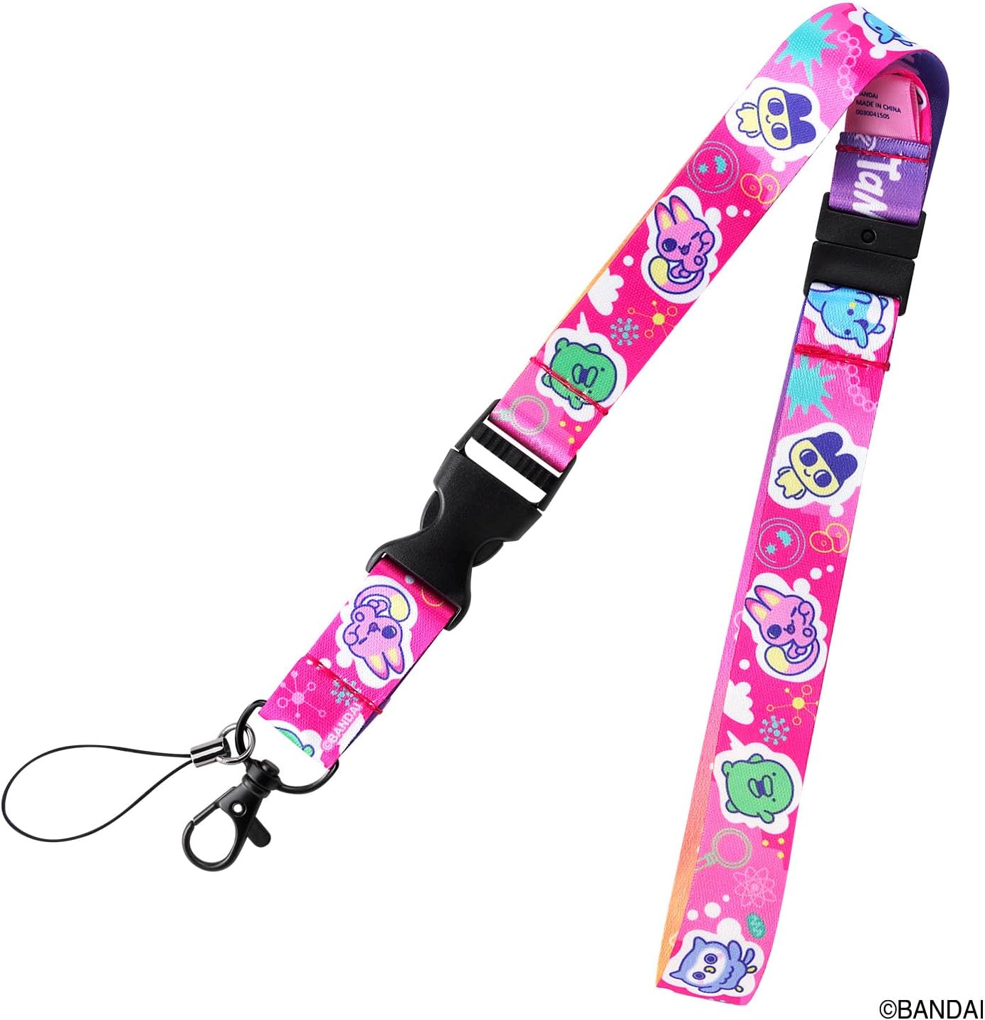 Bandai Tamagotchi Paradise Neck Strap, Pink, Ages 6 and up