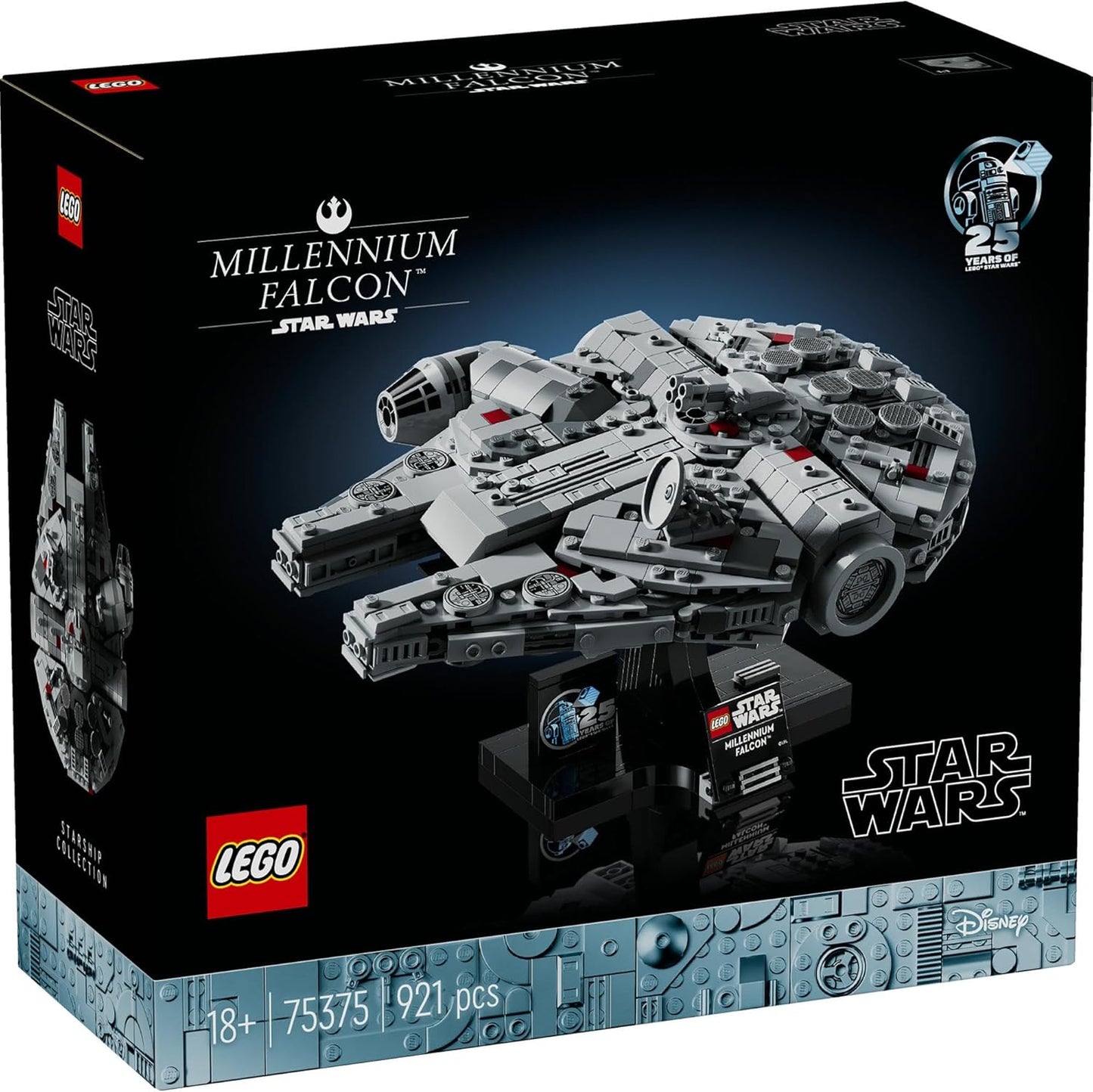 Lego 75375 Star Wars Millennium Falcon Toy Birthday Present Blocks Mother's Day Father's Day Men Women Space