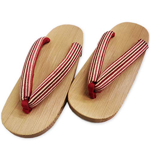 300 Years of Tradition Connected by Craftsmen Kiso Geta, Women's, Striped Pattern, Traditional Crafts, Made in Japan