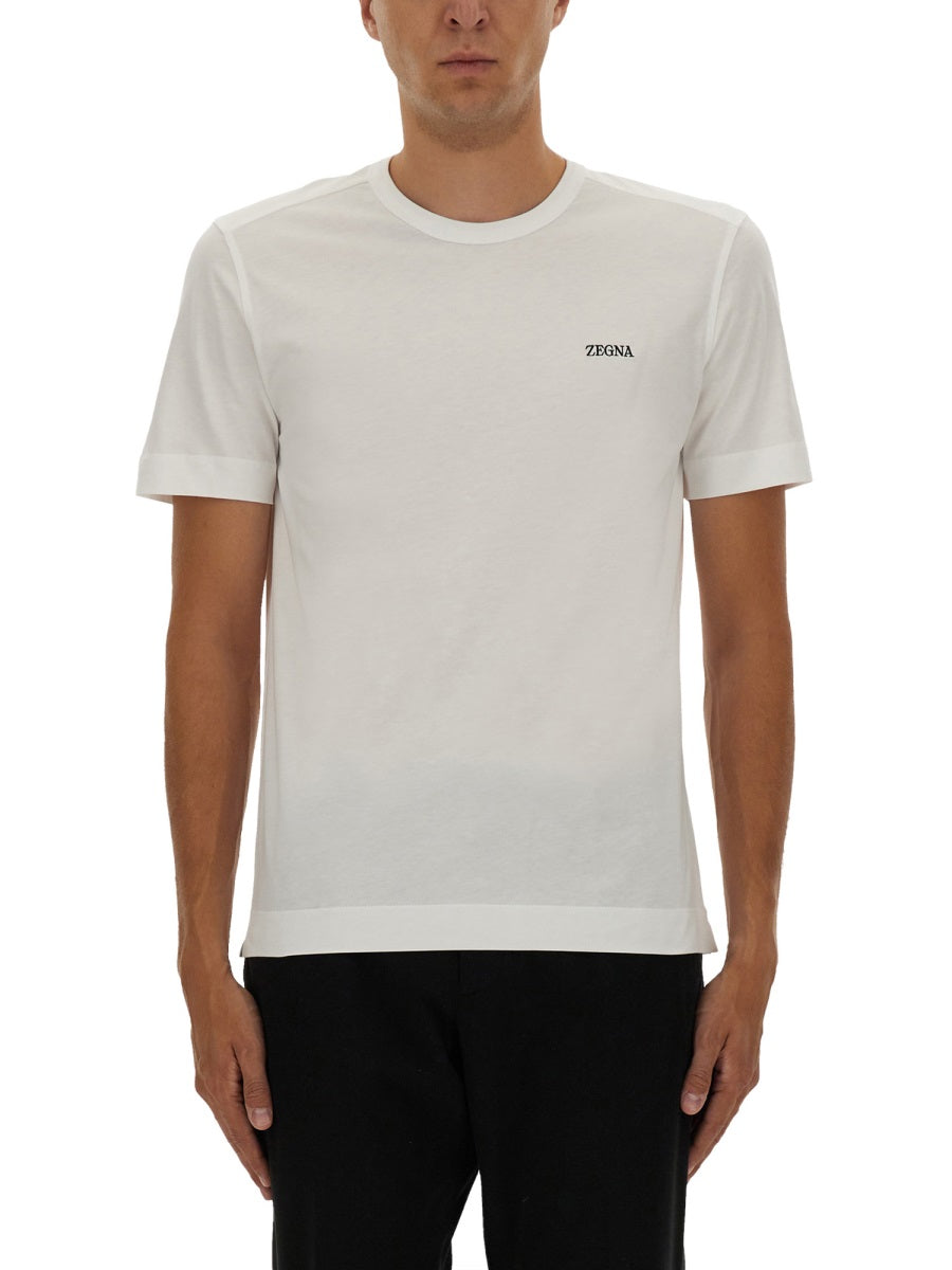 Zegna ロゴ付きのゼンナTシャツ - Image 2