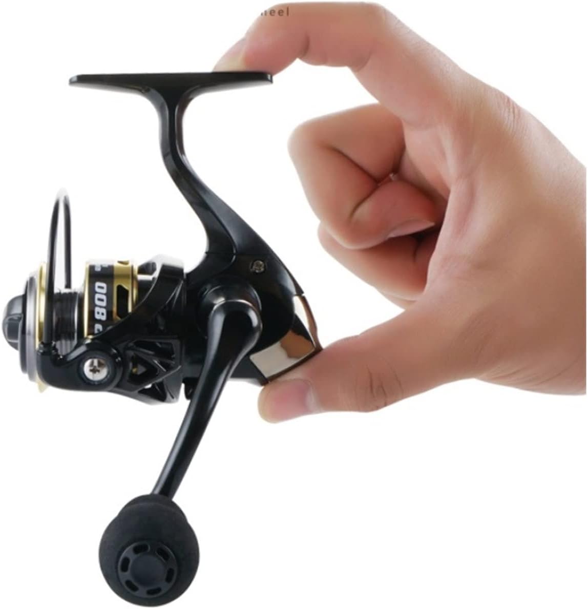 Jill Cub 500/800 Series EVA Grip Ultralight Fishing Reel 12+1BB High Speed Gear Ratio 5.2:1 Mini Spinning Reel (Size : 13, Color: FISHING REEL_500 SERIES)