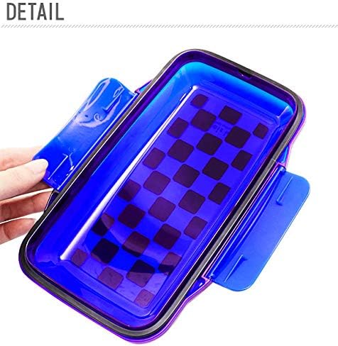 le bois homme Ruboa OM Dome Lunch Box 33.8 fl oz (1000 ml) Bento Box lbh679 Blue