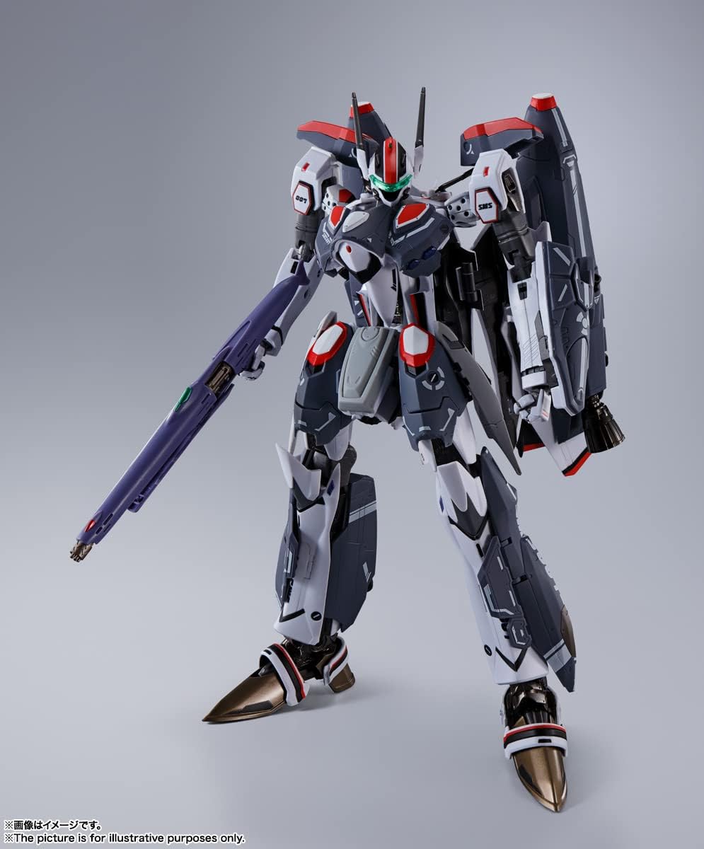 BANDAI SPIRITS DX Chogokin Macross F VF-25F Super Messiah Valkyrie (Alto Saotome) Revival Ver. Approx. 13.4 inches (340 mm), ABS & Die Cast & PVC Painted Action Figure