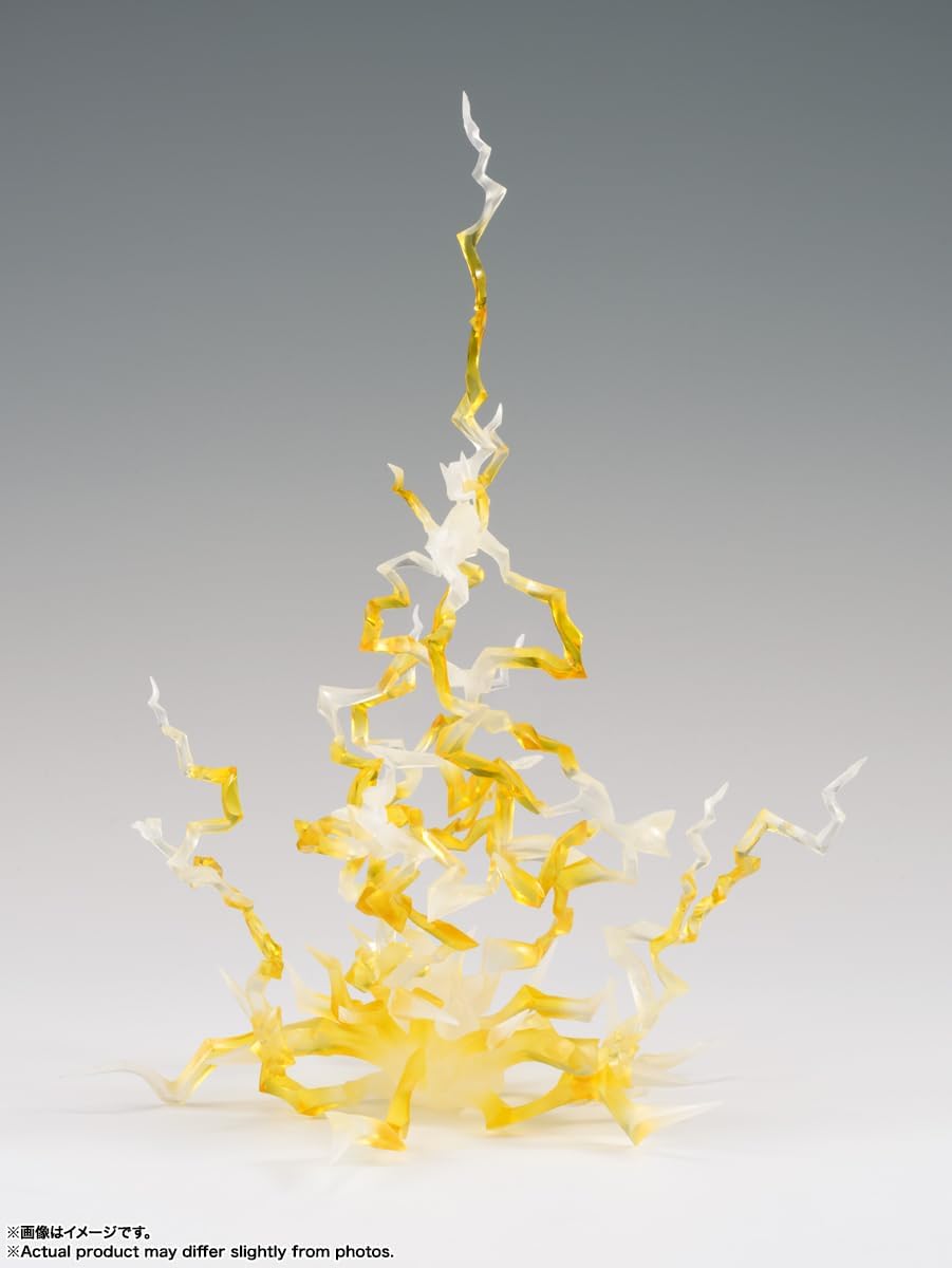 Tamashii EFFECT THUNDER Yellow Ver. for S.H. Figuarts, Non-scale, ABS & PVC, Pre-painted Complete Figure