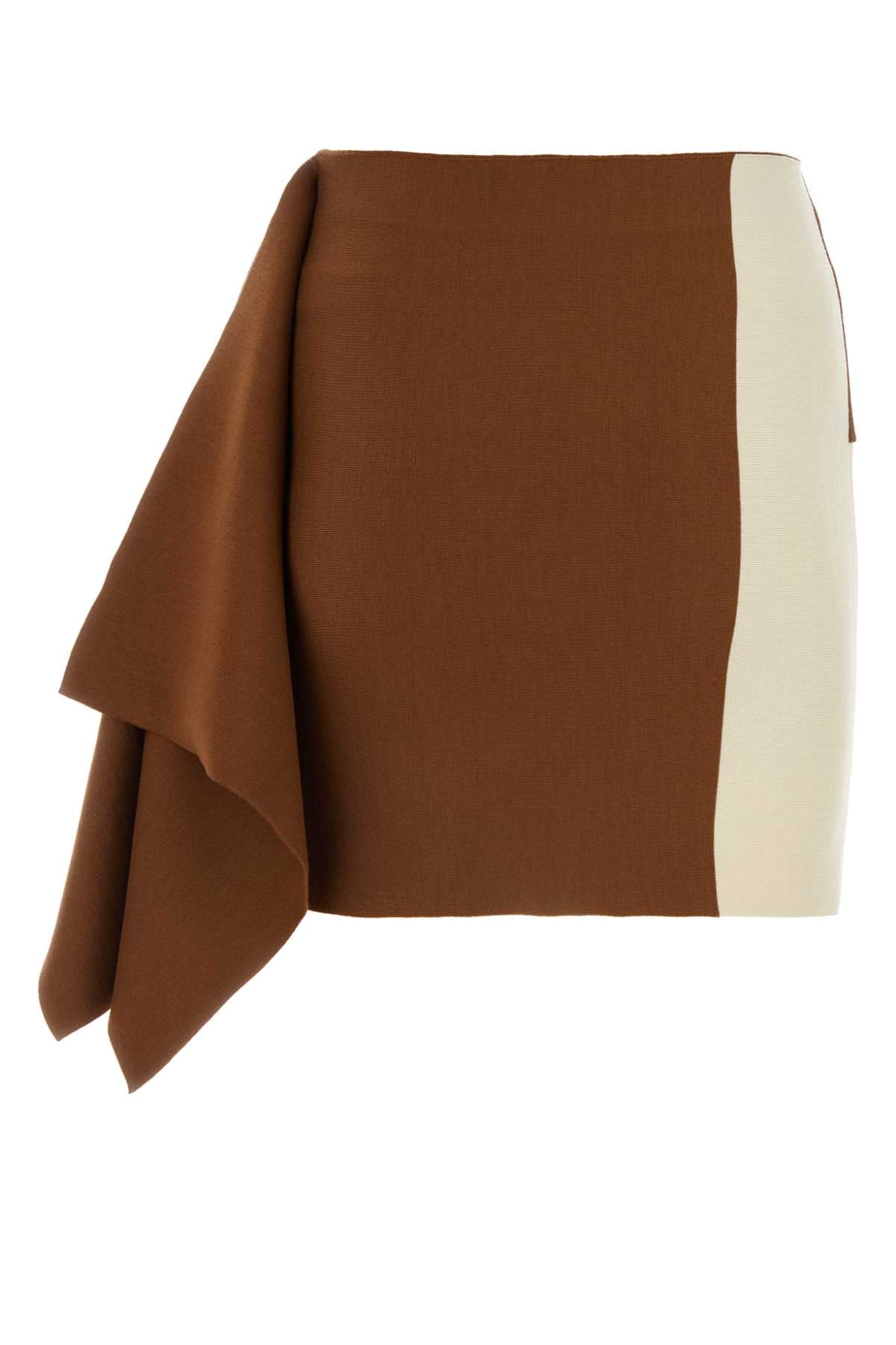 Fendi フェンディマルチカラーウールミニスカート - Image 2