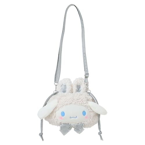 Sanrio 2-Way Drawstring Shoulder Bag (Fluffy Snow Rabbit)