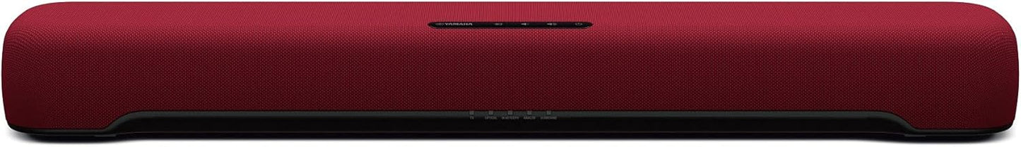 Yamaha SR-C20A(R) Compact Sound Bar 23.6 inches (60 cm) Wide PC Game Speaker, Bluetooth Compatible, TV/PC/Smartphone, Red
