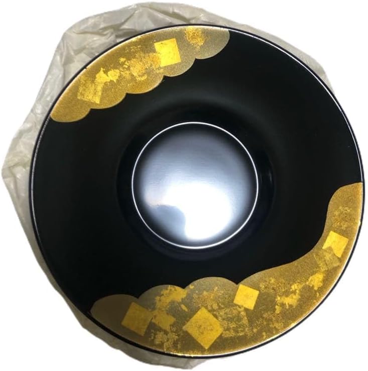 丸三漆器 秀衡塗 茶托 5客セット 天然木 本漆 金雲 伝統工芸品