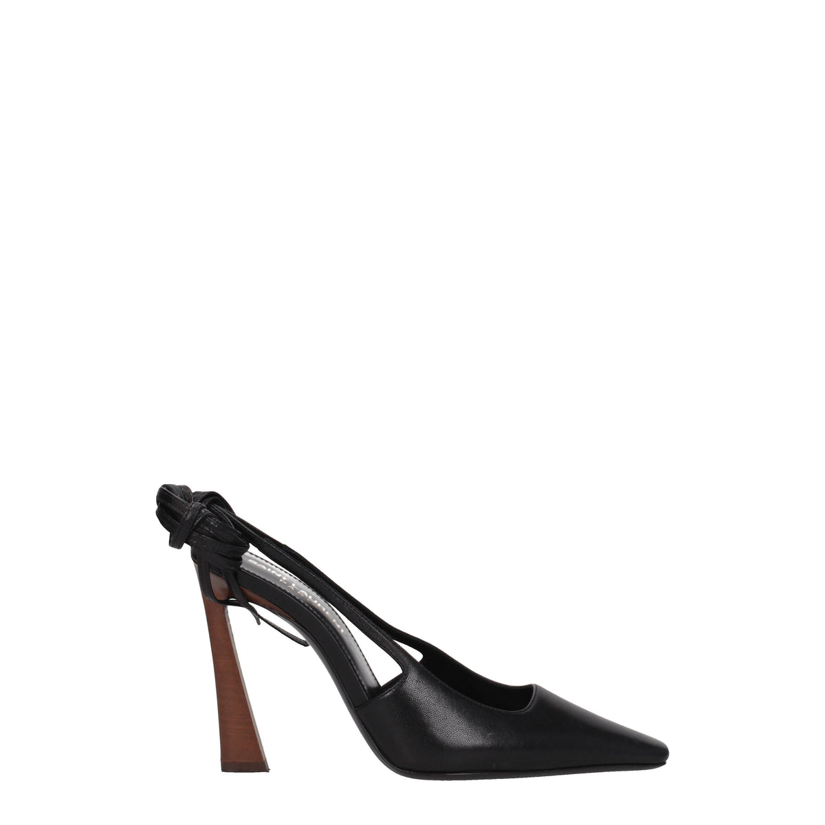 Saint セントローランサンダルブレードレザーブラック - Image 2