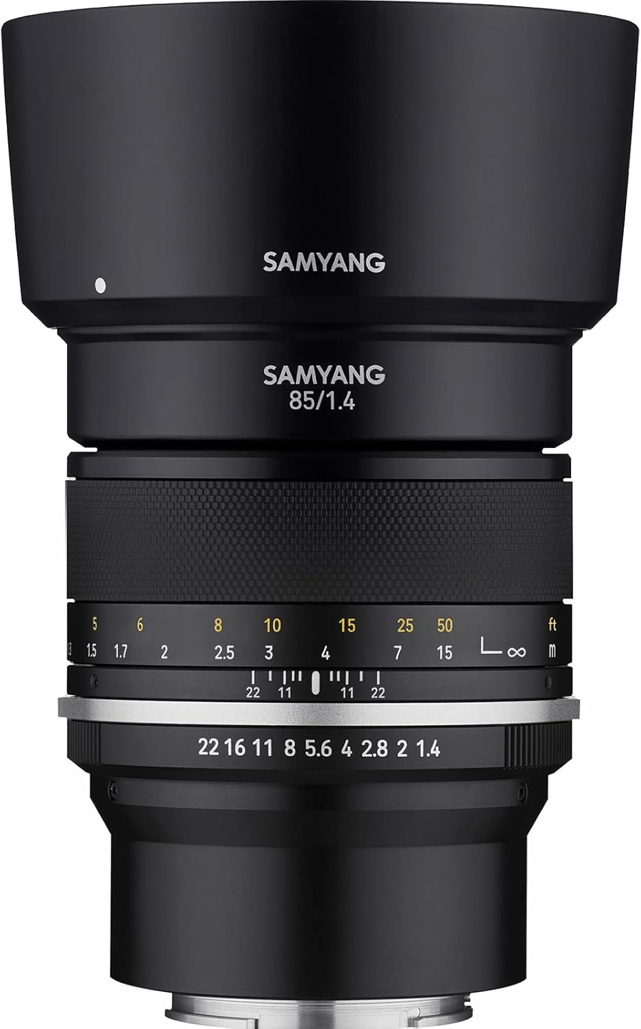 SAMYANG MF 85mm F1.4 MK2 Monofocal Medium Telephoto Lens, Canon EOS M Mount, Full Size Compatible