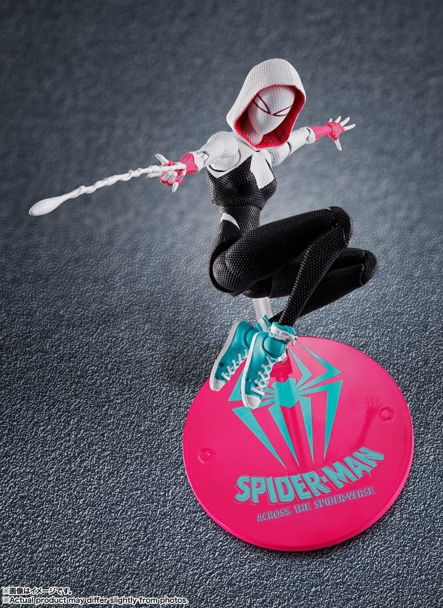 S.H. Figuarts Spider-Man: Across the Spider-Bath Spider Gwen, Approx. 5.9 inches (150 mm), ABS & PVC, Pre-painted Action Figure