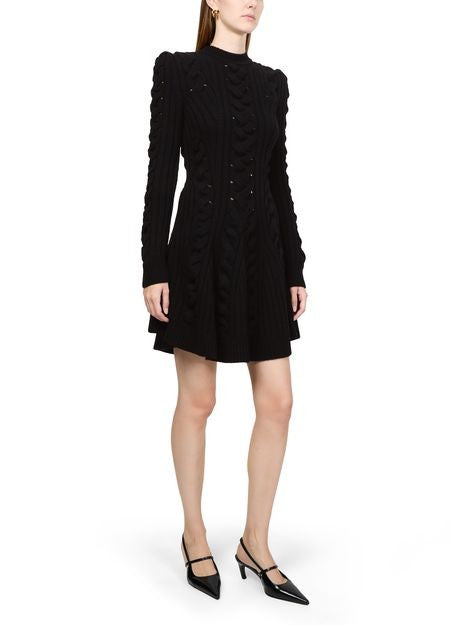MCQUEEN Mini cable knit dress - Image 2
