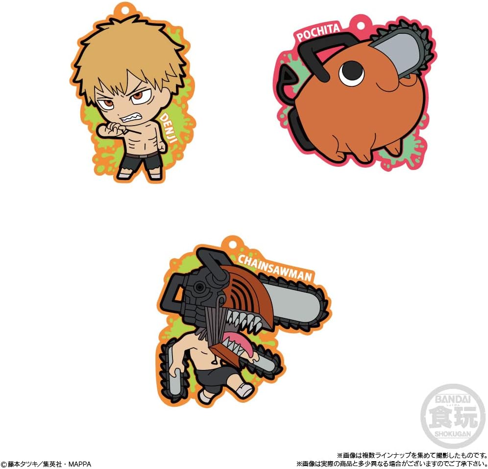 Chain Sawman Laboration, Pack of 12, Candy Toy, Chewing Gum (Anime)